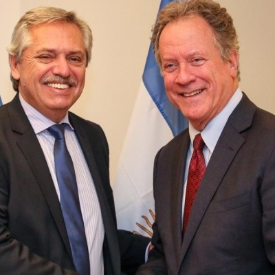 El presidente Alberto Fernández se reunió con el director del Programa Mundial de Alimentos