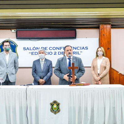 Quintela ratificó que pretenden contar con una policía amiga y no represiva