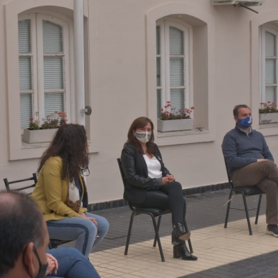 Inés Brizuela y Doria dialogó con trabajadores PEM