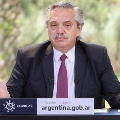 Alberto Fernández: "Somos los que no salimos a las calles para no contagiar a otros"