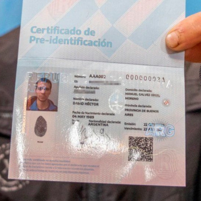 Así será el certificado de pre identificación para quienes no posean DNI