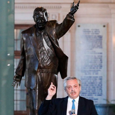 Alberto Fernández: "Mi deber es terminar la tarea que empezó Néstor y siguió Cristina"