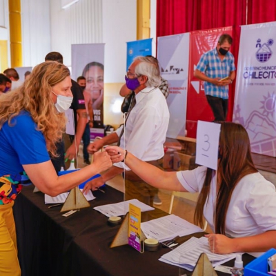 Pedrali explicó que la Tarjeta Alimentar promueve una alimentación saludable