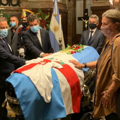 Quintela despidió a Carlos Menem en su funeral en el Congreso