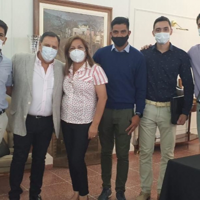 Positivo encuentro de trabajo entre Quintela, Rodríguez, Velardez y Rejal