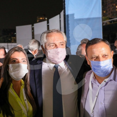 Quintela y López acompañaron a Fernández a asumir como presidente del PJ