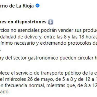 El Gobierno informó modificaciones en las disposiciones anunciadas