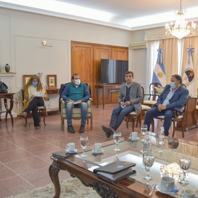 El Gobernador recibió a representantes de AMP y se definió la apertura de las paritarias