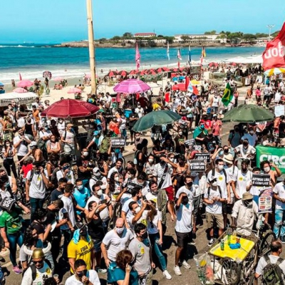 Bolsonaro cada vez más aislado: hasta la derecha marchó en su contra