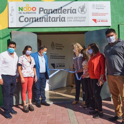 El gobierno de La Rioja inauguró la primera Panadería Comunitaria para personas con Celiaquía del país
