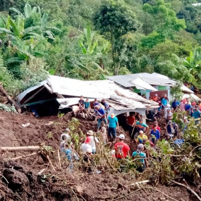 Seis niños y una mujer murieron tras un alud en Guatemala