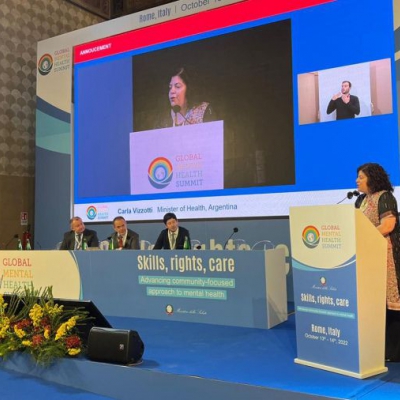La Argentina será sede de la V Cumbre Mundial de Salud Mental