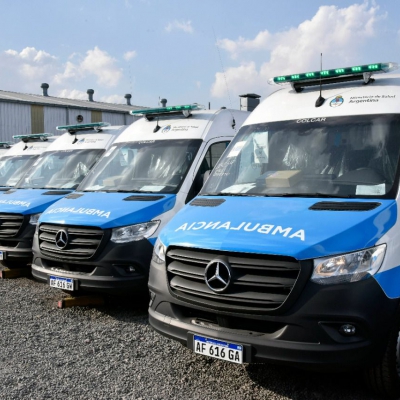 La Rioja recibió ocho ambulancias del gobierno nacional