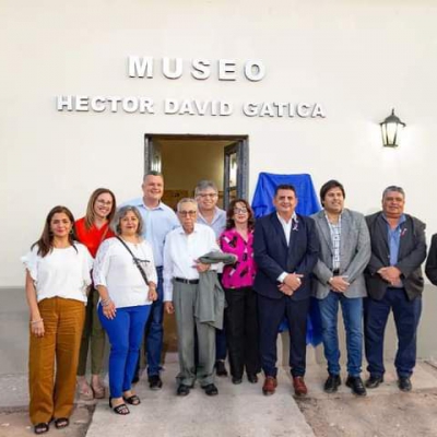 Inauguraron el Museo Biblioteca "Héctor David Gatica" en Villa Nidia