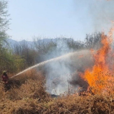 Intenso trabajo para controlar los incendios en Olta