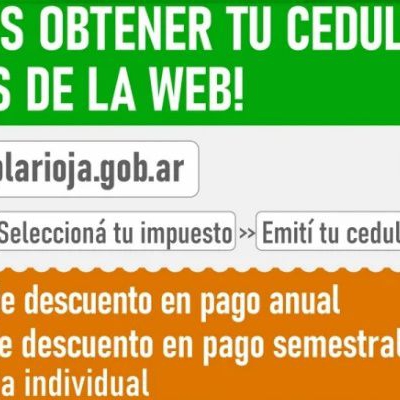 Habrá descuentos por pago total anual de la patente e impuesto inmobiliario