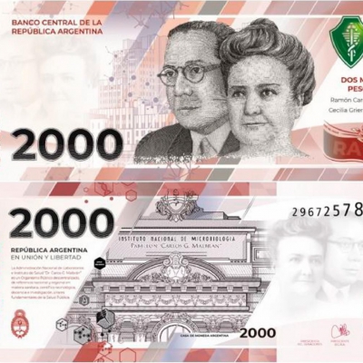 El Banco Central aprobó la emisión de un nuevo billete de 2.000 pesos
