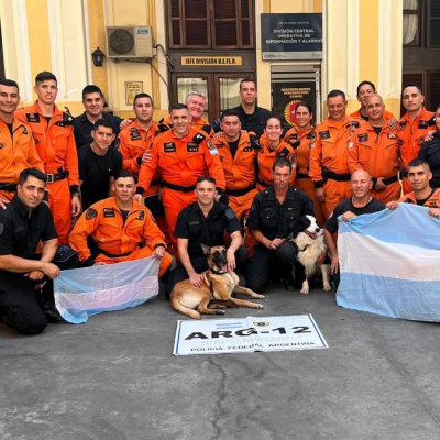 Argentina envía una brigada de 28 efectivos de ayuda humanitaria a Turquía