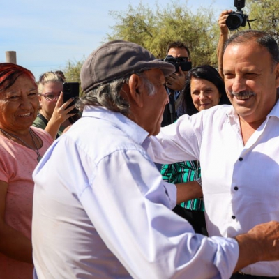 Quintela garantizó servicios esenciales como el agua y la luz para la zona rural