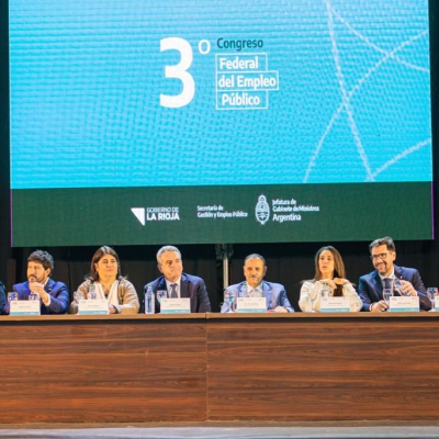 Quintela y Rossi inauguraron el 3° Congreso Federal de Empleo Público 2023