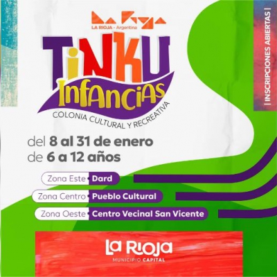 El Municipio invita a los más peques a participar de “Tinku Infancias”