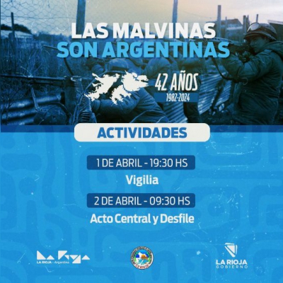 Invitan a participar de las actividades que se realizarán en conmemoración al Día de Malvinas