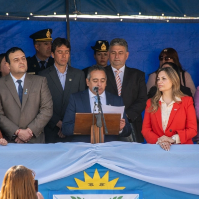 Tere Madera presidió el 147° aniversario del departamento Castro Barros