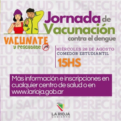 Vacunación contra el Dengue en el Comedor Universitario