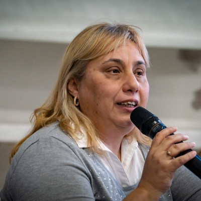 Andrea Cruz: “Desde el Sindicato de Amas de Casa pudimos mantener nuestra lucha este año”