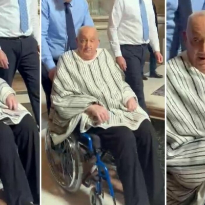 El Papa Francisco se mostró 'de civil' en la Basílica de San Pedro