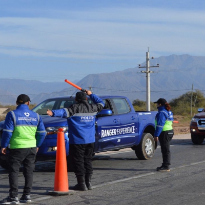 Señor de la Peña: Se desplegó un estricto control policial y vial