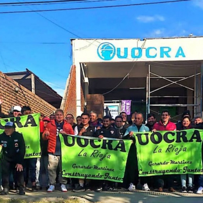 Rejal se reunió con la UOCRA y apuntó contra Nación por el parate de obras en La Rioja