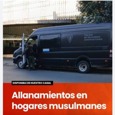 Repudio a los allanamientos contra la comunidad islámica del barrio de Floresta, Buenos Aires