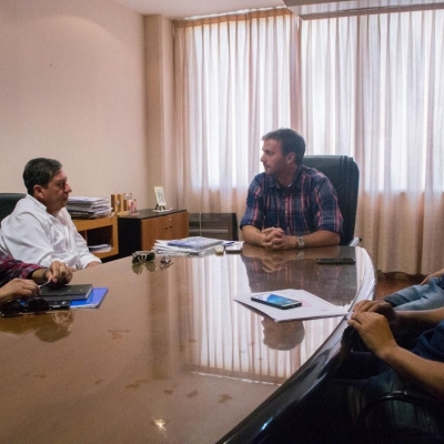 Santander recibió al intendente electo del departamento General Lamadrid