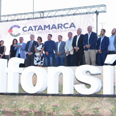 Casas y Quintela acompañaron a Alberto Fernández en la inauguración del Parque "Raúl Ricardo Alfonsín"