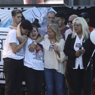 Crimen de Villa Gesell: una multitud reclamó justicia por Fernando
