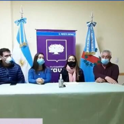 Miembros del gabinete provincial fueron a Aimogasta ante el caso positivo de Covid