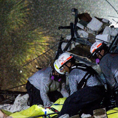 Continúa la búsqueda de nueve argentinos entre los 99 desaparecidos por el derrumbe