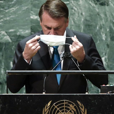 Bolsonaro llevó a la ONU su tesis no comprobada de que hay remedios contra la Covid-19