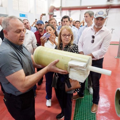 La delegación argentina en Israel recorrió el novedoso sistema de reuso de agua de medio oriente