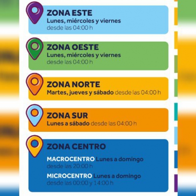 La Municipalidad de La Rioja dispuso nuevos horarios del servicio de recolección de residuos