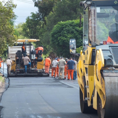 Quintela inauguró cuatro kilómetros de asfaltado que une los barrios Bella Vista y Rivadavia