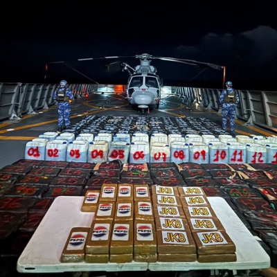 La Armada de México incauta el mayor cargamento de drogas en su historia