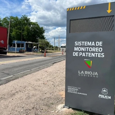 Instalan anillo de seguridad y monitoreo digital de patentes en límites provinciales
