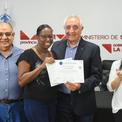 Destacaron la política de formación integral para los trabajadores de la salud