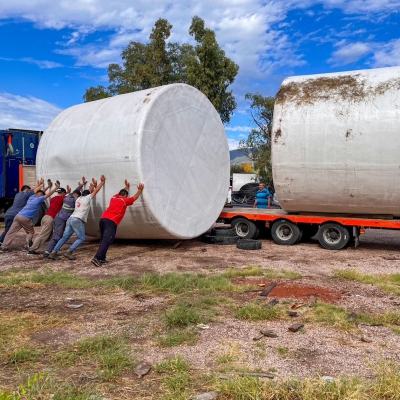 El Gobierno envió insumos para construcción de obra hídrica en Ulapes