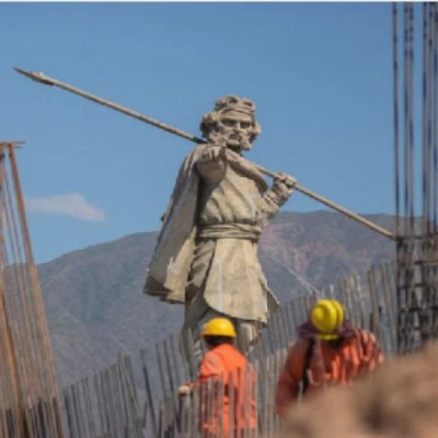 La obra de la rotonda del Chacho fue paralizada por sus trabajadores: reclaman falta de pago