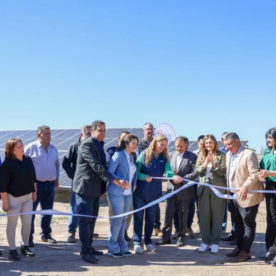 La Provincia inauguró en Ulapes un nuevo Parque Solar Fotovoltaico