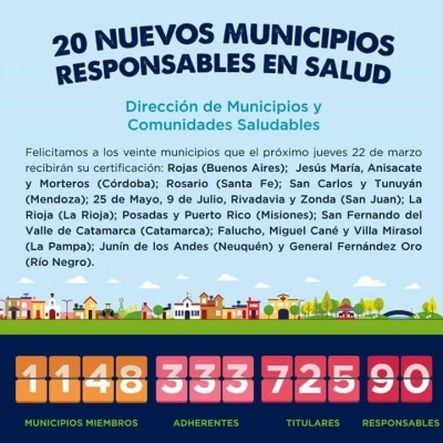 El Municipio recibirá certificación nacional como Municipio Responsable
